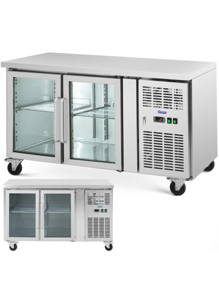 Šaldomas stalas ant ratų, 2 durys, įstiklintas, 280 l, 136 x 70 x 85 cm
 
Šaldomas stalas ant ratų, 2 durys, įstiklintas, 280 l, 136 x 70 x 85 cm