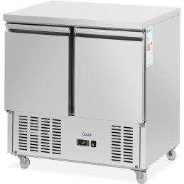 
Šaldomas maitinimo stalas ant ratų 2 kameros 240 l 90 x 70 x 95 cm
