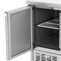 
Šaldomas maitinimo stalas ant ratų 2 kameros 240 l 90 x 70 x 95 cm
