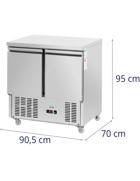 Šaldomas maitinimo stalas ant ratų 2 kameros 240 l 90 x 70 x 95 cm
 
Šaldomas maitinimo stalas ant ratų 2 kameros 240 l 90 x 70 x 95 cm