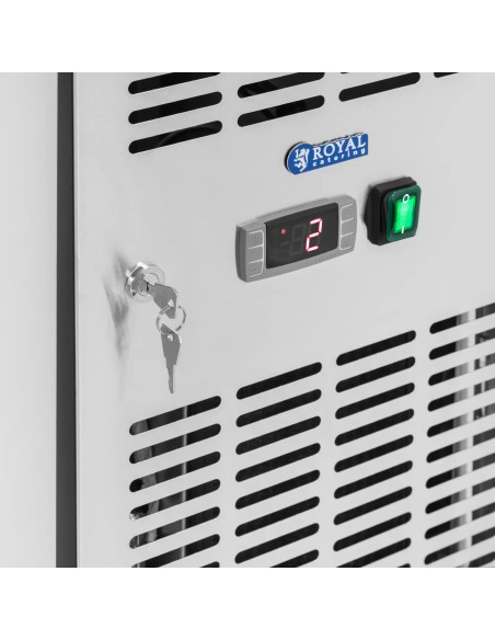 
Šaldomas picos stalas 2 kameros ant ratukų 390 l 150,5 x 80 x 100 cm
