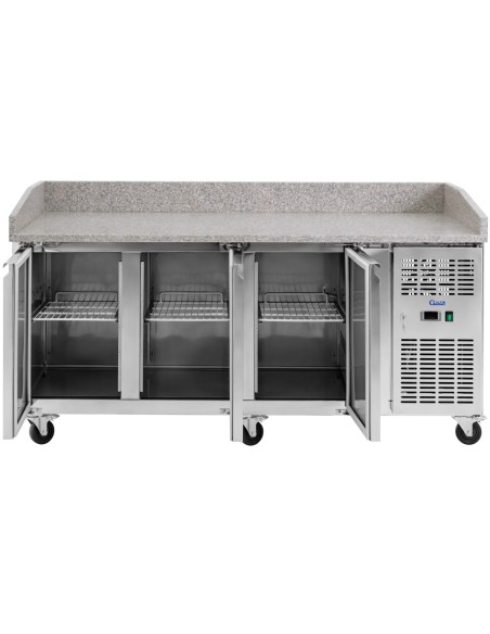 
Šaldomas picos stalas 3 skyriai ant ratukų 560 l 202 x 80 x 100 cm
