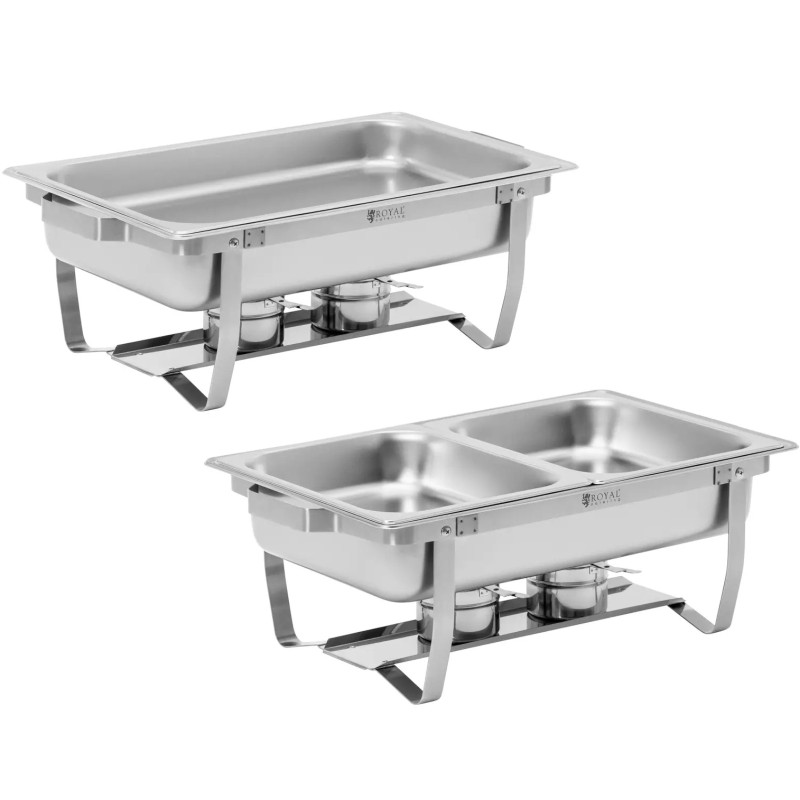 Maisto šildytuvas bain-marie švediškas stalas pastai GN 1/ 1 7,5 l PLIENAS - rinkinyje 2 vnt.
