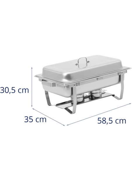 
Maisto šildytuvas bain-marie švediškas stalas pastai GN 1/ 1 7,5 l PLIENAS - rinkinyje 2 vnt.
