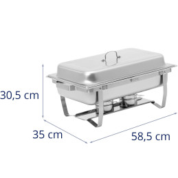 
Maisto šildytuvas bain-marie švediškas stalas pastai GN 1/ 1 7,5 l PLIENAS - rinkinyje 4 vnt.
