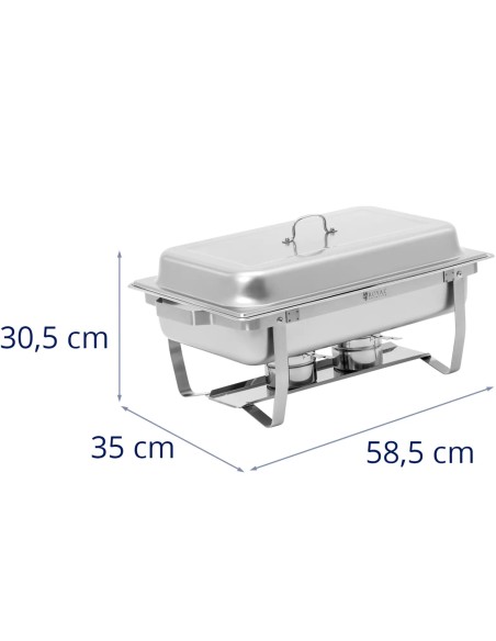 
Maisto šildytuvas bain-marie švediškas stalas pastai GN 1/ 1 7,5 l PLIENAS - rinkinyje 4 vnt.
