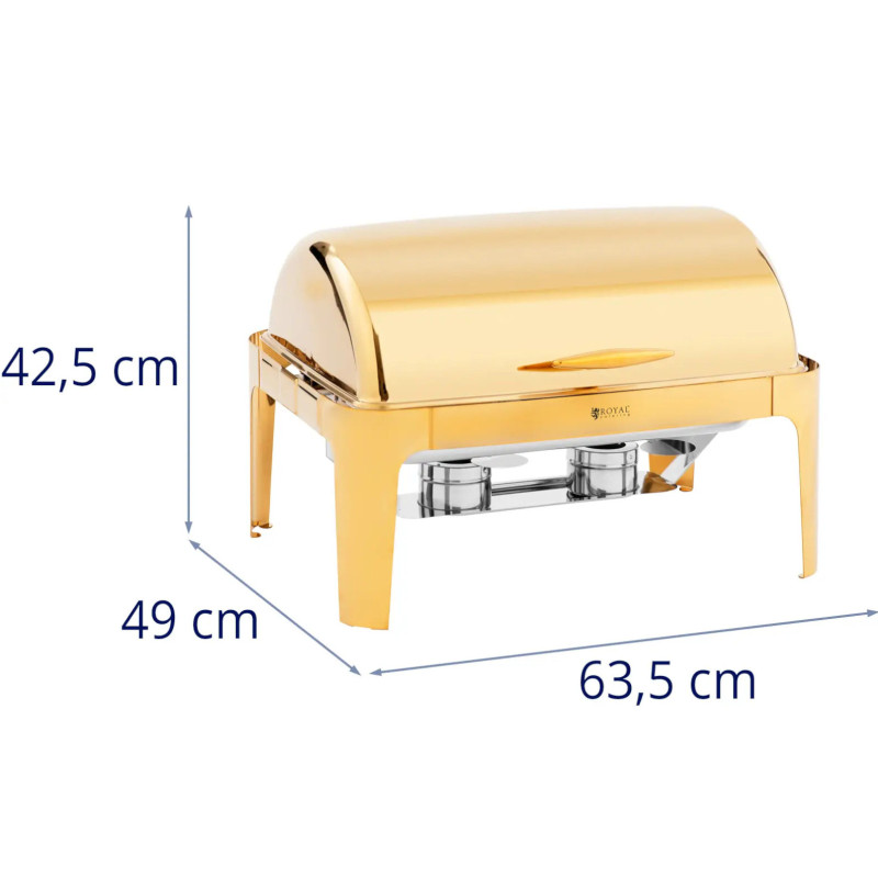 
Švediško stalo maisto šildytuvas pastai GN 1/ 1 9 l - auksinis
