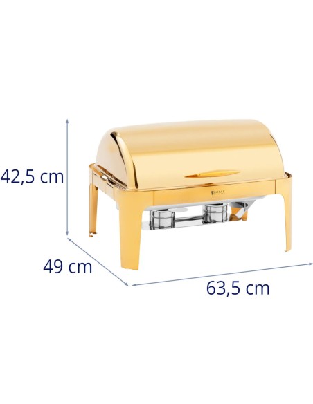 
Švediško stalo maisto šildytuvas pastai GN 1/ 1 9 l - auksinis
