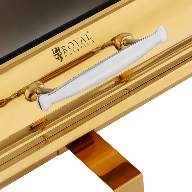 
Švediško stalo maisto šildytuvas pastai su langu GN 1/ 1 9 l - auksinis
