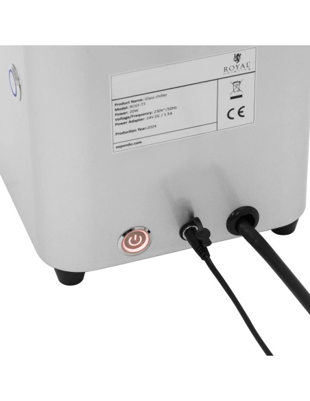 
Barinis CO2 stiklo šaldiklis su LED lempute 5 - 6 sek
