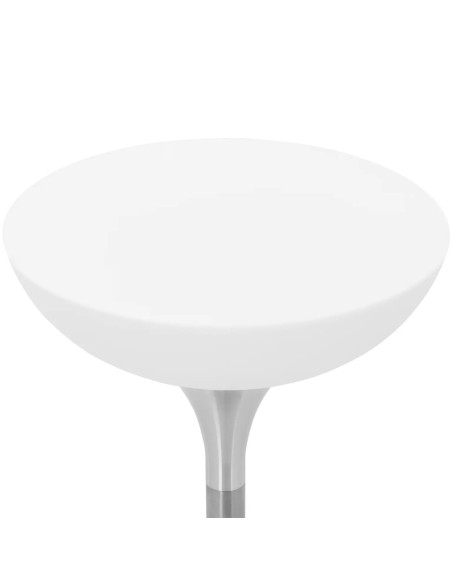 
Baterija maitinamas RGBW LED apšviestas klubo baro stalas, skersmuo 80 x 107 cm - baltas apvalus
