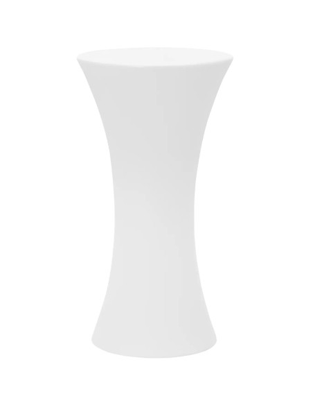 
Baterija maitinamas RGBW LED apšviestas klubo baro stalas, skersmuo 58 x 110 cm - baltas apvalus
