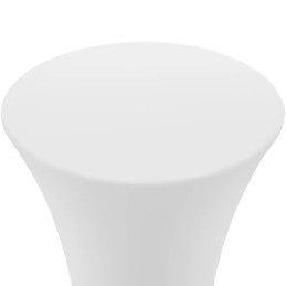 
Baterija maitinamas RGBW LED apšviestas klubo baro stalas, skersmuo 58 x 110 cm - baltas apvalus
