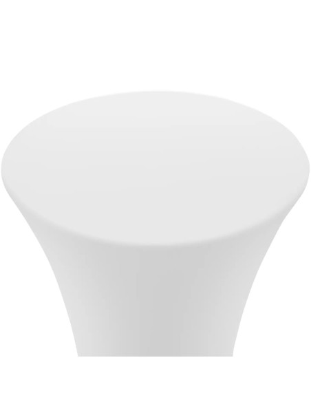 
Baterija maitinamas RGBW LED apšviestas klubo baro stalas, skersmuo 58 x 110 cm - baltas apvalus
