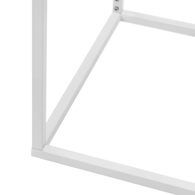Kvadratinis klubo baro stalas su RGBW LED apšvietimu 60 x 60 x 106 cm