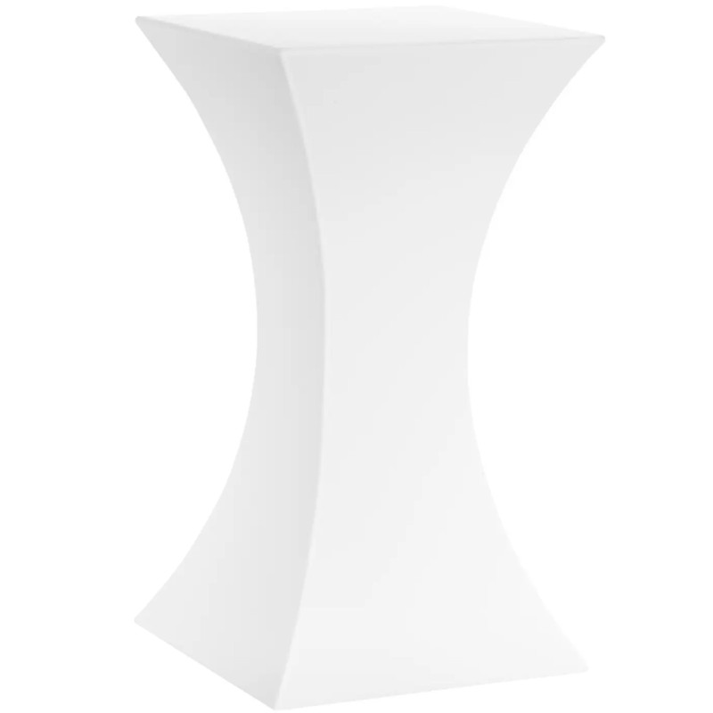 Kvadratinis klubo baro stalas su RGBW LED apšvietimu 60 x 60 x 110 cm