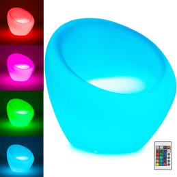 
LED apšviesta klubo baro kėdė 62 x 68 cm
