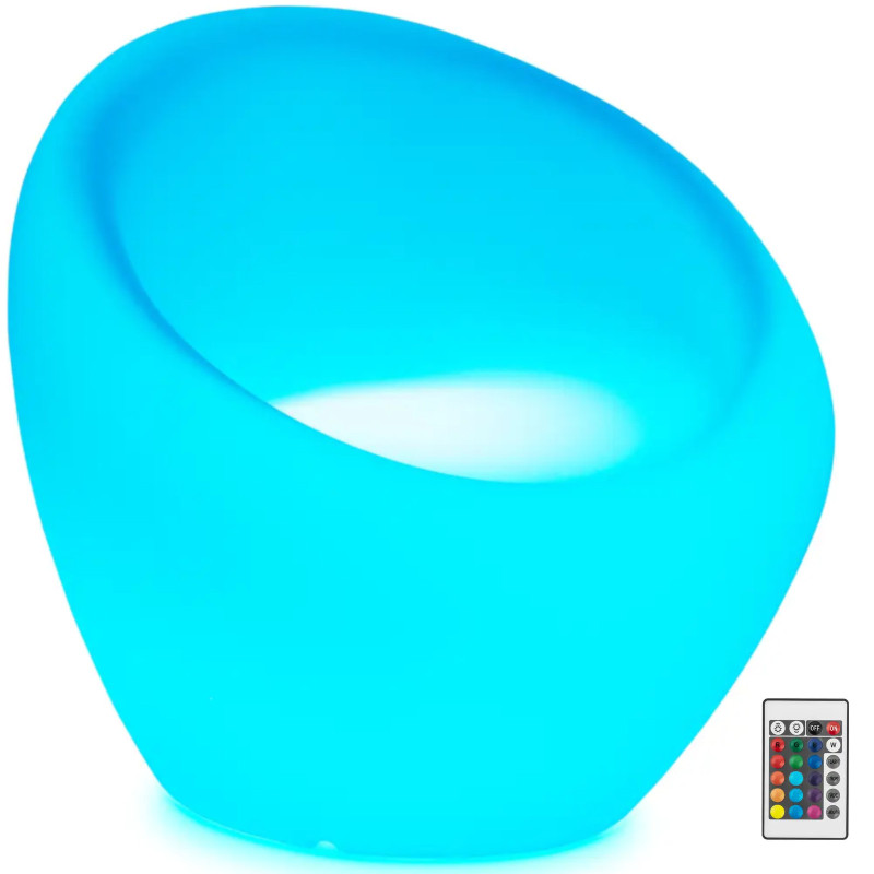 
LED apšviesta klubo baro kėdė 62 x 68 cm
