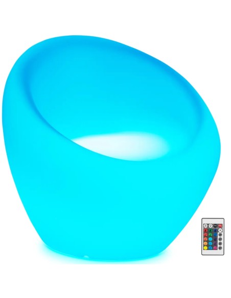 
LED apšviesta klubo baro kėdė 62 x 68 cm
