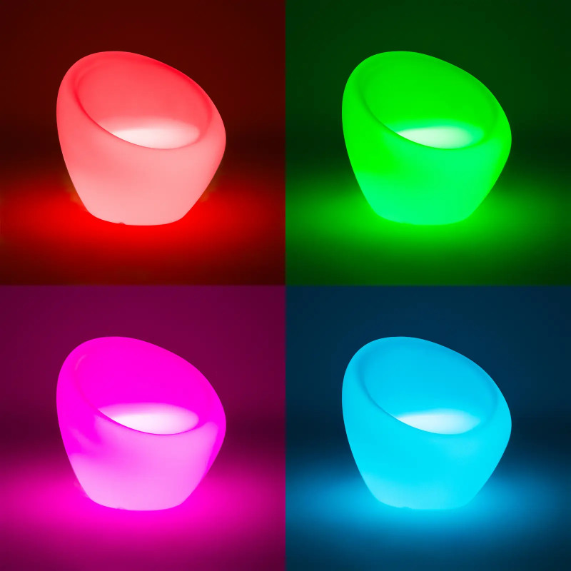 
LED apšviesta klubo baro kėdė 62 x 68 cm
