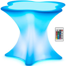 
Klubinis baro stalas su RGBW LED apšvietimu 80 x 80 x 110 cm
