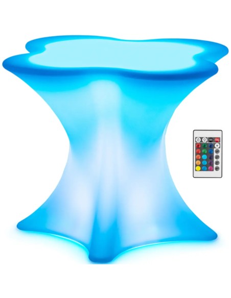 
Klubinis baro stalas su RGBW LED apšvietimu 80 x 80 x 110 cm
