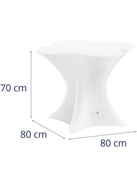 
Klubinis baro stalas su RGBW LED apšvietimu 80 x 80 x 110 cm
