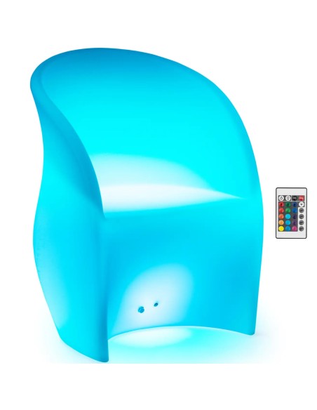 
LED apšviesta klubo baro kėdė 80 x 60 cm
