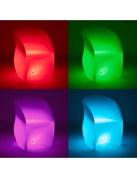 
LED apšviesta klubo baro kėdė 80 x 60 cm
