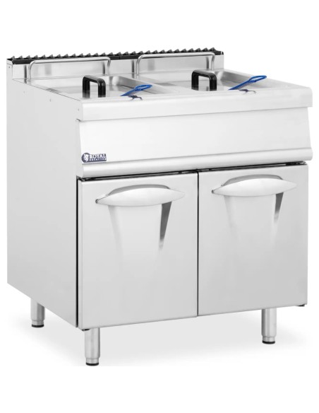 
Dviguba dujinė gruzdintuvė su spintele propanas / LPG / gamtinės dujos 2 x 36 l 30 kW
