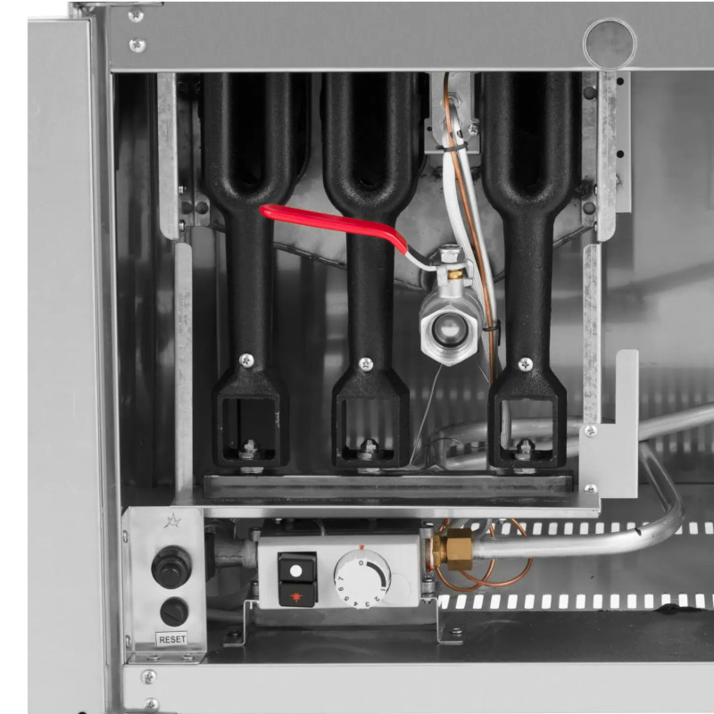 
Dviguba dujinė gruzdintuvė su spintele propanas / LPG / gamtinės dujos 2 x 36 l 30 kW
