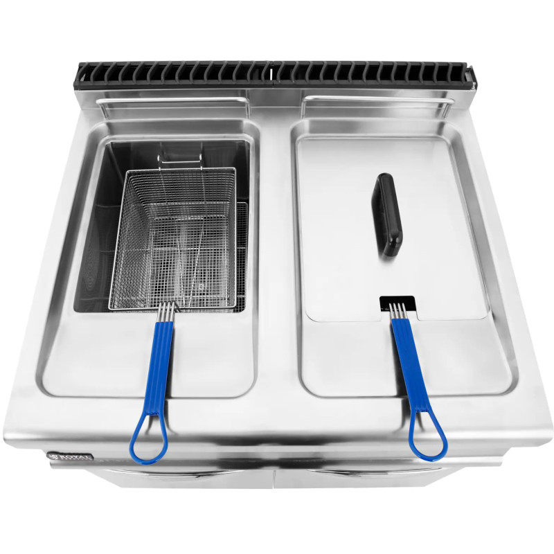 
Dviguba dujinė gruzdintuvė su spintele propanas / LPG / gamtinės dujos 2 x 36 l 30 kW
