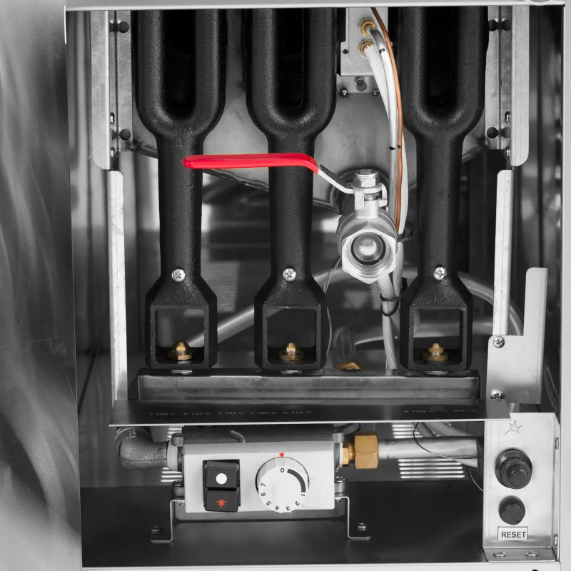 Dujinė gruzdintuvė su spintele propanas / LPG / gamtinės dujos 28 l 15 kW