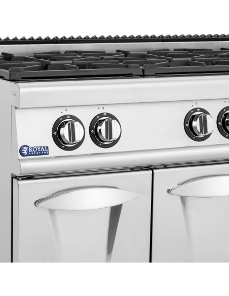 6 degiklių dujinė viryklė su spintele propanas / LPG / gamtinės dujos 21,6 kW
 
6 degiklių dujinė viryklė su spintele propanas / LPG / gamtinės dujos 21,6 kW