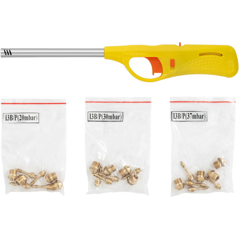 
4 degiklių dujinė viryklė su spintele propanas / LPG / gamtinės dujos 14,3 kW
