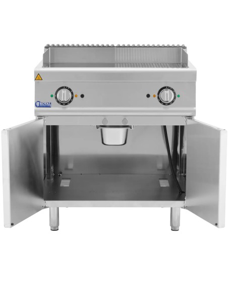 
Grilio plokštė dviguba elektrinė grilis su spintele 73,5 x 55 cm 10,8 kW
