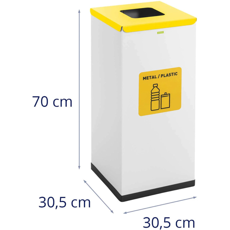 Krepšinis konteineris atliekoms rūšiuoti atliekas 60 l - metalinis, plastikinis