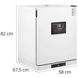 
Laboratorinis inkubatorius mikrobiologinis inkubatorius iki 70 C 125 l 600 W
