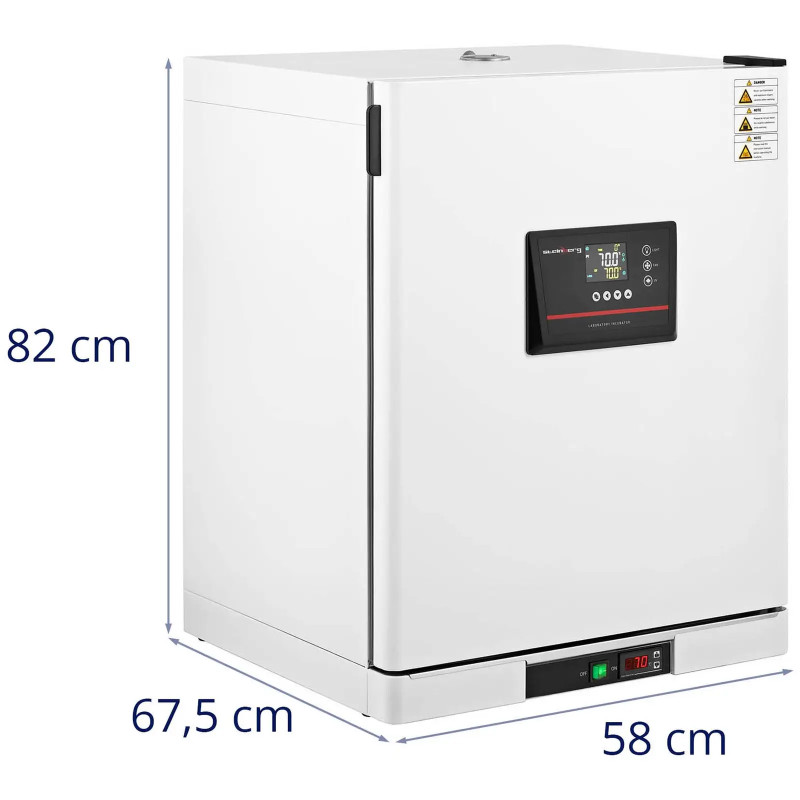 Laboratorinis inkubatorius mikrobiologinis inkubatorius iki 70 C 125 l 600 W