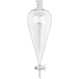 
Laboratorinio stiklo dalinamasis piltuvas kriaušės formos 2000 ml maltas 24/ 29

