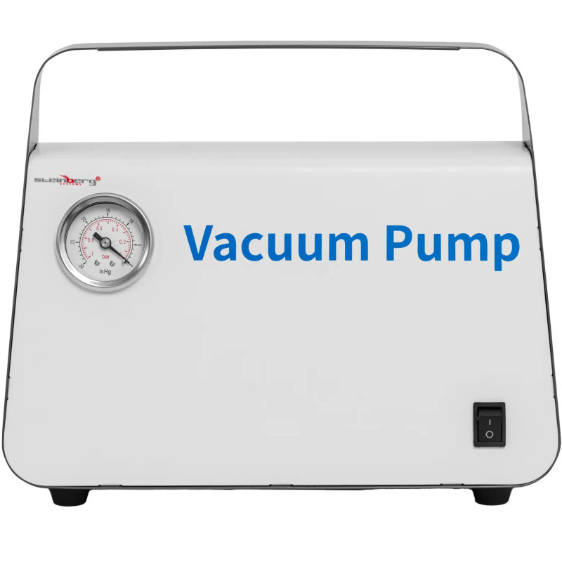
Vakuuminis siurblys be alyvos su manometru 0,8 bar 15 l/ min
