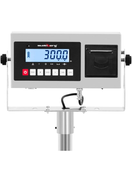 Platforminės svarstyklės su LCD etikečių spausdintuvu 50 x 40 cm 300 kg / 10 g
 
Platforminės svarstyklės su LCD etikečių spausdintuvu 50 x 40 cm 300 kg / 10 g