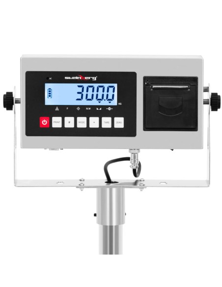 Platforminės svarstyklės su LCD etikečių spausdintuvu 60 x 45 cm 300 kg / 10 g
 
Platforminės svarstyklės su LCD etikečių spausdintuvu 60 x 45 cm 300 kg / 10 g