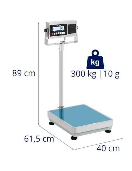 Platforminės svarstyklės su LCD etikečių spausdintuvu 60 x 45 cm 300 kg / 10 g
 
Platforminės svarstyklės su LCD etikečių spausdintuvu 60 x 45 cm 300 kg / 10 g