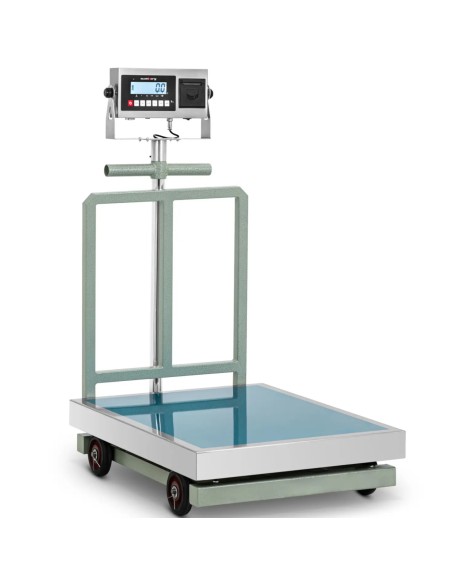 Platforminės svarstyklės su etikečių spausdintuvu ant ratų LCD 60 x 80 cm 1000 kg / 200 g
 
Platforminės svarstyklės su etikečių spausdintuvu ant ratų LCD 60 x 80 cm 1000 kg / 200 g