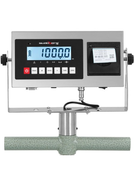 Platforminės svarstyklės su etikečių spausdintuvu ant ratų LCD 60 x 80 cm 1000 kg / 200 g
 
Platforminės svarstyklės su etikečių spausdintuvu ant ratų LCD 60 x 80 cm 1000 kg / 200 g