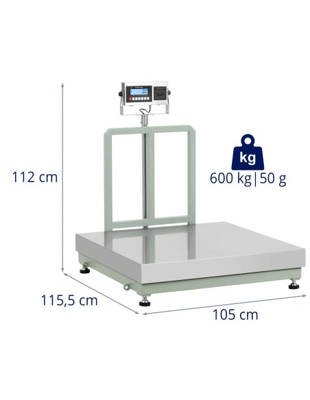 Platforminės svarstyklės su LCD etikečių spausdintuvu 100 x 100 cm 600 kg / 50 g
 
Platforminės svarstyklės su LCD etikečių spausdintuvu 100 x 100 cm 600 kg / 50 g