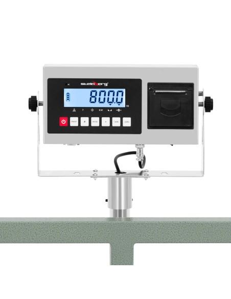 Platforminės svarstyklės su LCD etikečių spausdintuvu 100 x 100 cm 800 kg / 100 g
 
Platforminės svarstyklės su LCD etikečių spausdintuvu 100 x 100 cm 800 kg / 100 g