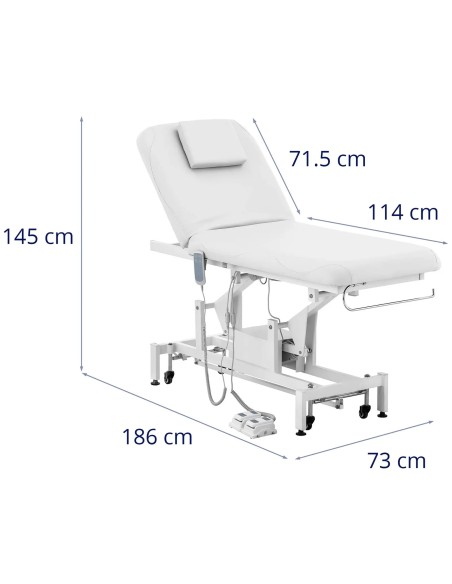Elektrinis masažo stalo lova 2 varikliai 200 kg LYON - balta
 
Elektrinis masažo stalo lova 2 varikliai 200 kg LYON - balta