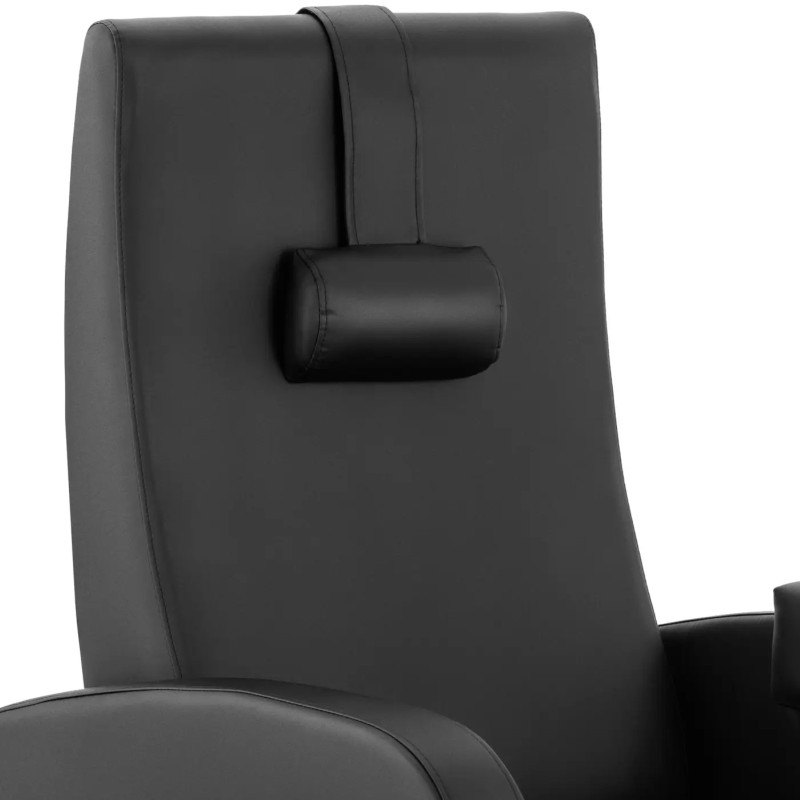 Kosmetinė pėdų kėdė pedikiūrui su dušo padėklu elektrinė HAVANA - juoda